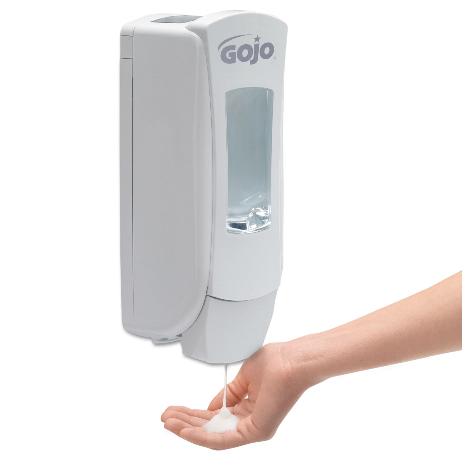 GOJO Clear and Mild Foam Handwash Refill, For ADX-12 Dispenser, Fragrance-Free, 1,250 mL, 3/Carton (881103)