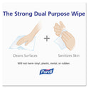 PURELL Hand Sanitizer Wipes Wall Mount Dispenser, 1,200/1,500 Wipe Capacity, 13.3 x 11 x 10.88, White (901901)