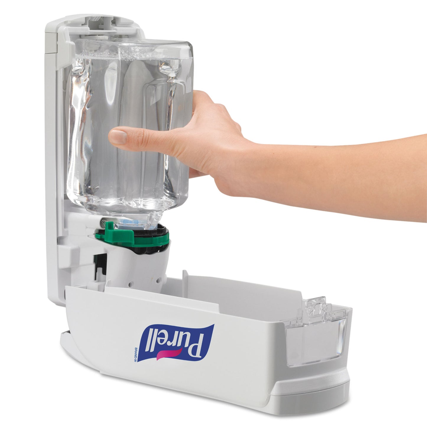 PURELL ADX-12 Dispenser, 1,200 mL, 4.5 x 4 x 11.25, White (882006)