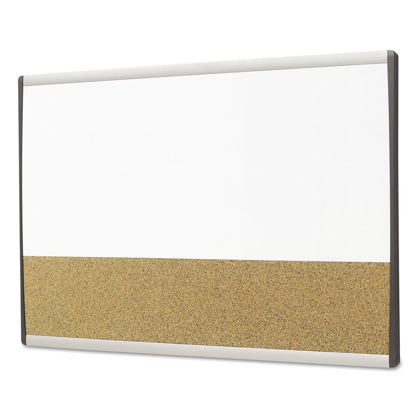 Quartet ARC Frame Cubicle Dry Erase/Cork Board, 30 x 18, Tan/White Surface, Silver Aluminum Frame (ARCCB3018)