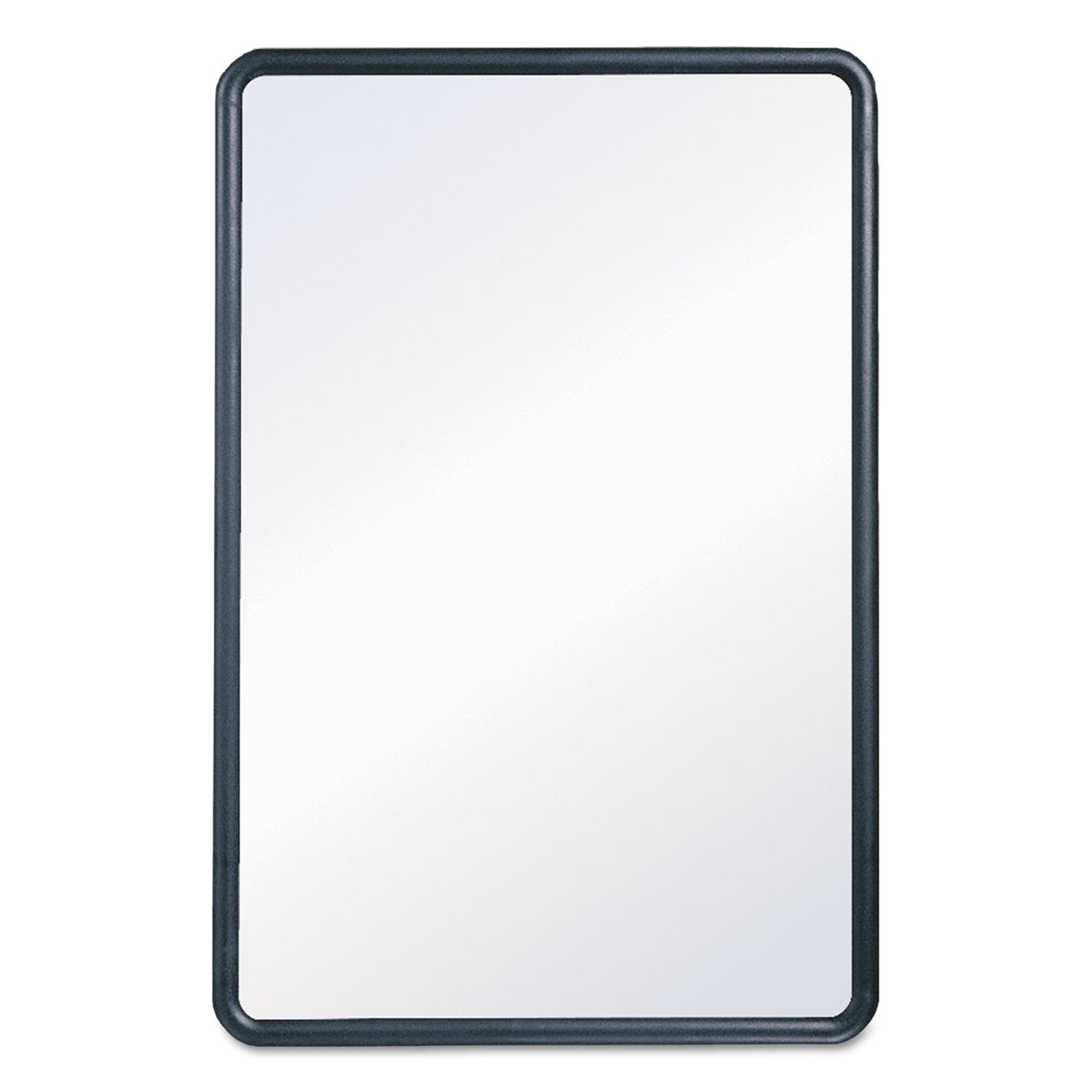 Quartet Contour Dry Erase Board, 24 x 18, Melamine White Surface, Black Plastic Frame (7551)