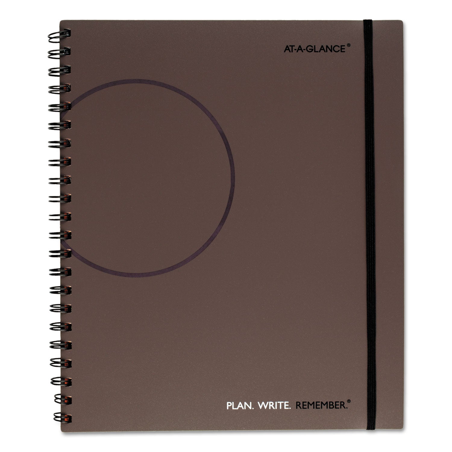 AT-A-GLANCE Plan. Write. Remember. Planning Notebook Two Days Per Page , 11 x 8.38, Gray Cover, Undated (80620430)