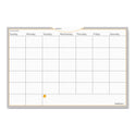 AT-A-GLANCE WallMates Self-Adhesive Dry Erase Monthly Planning Surfaces, 36 x 24, White/Gray/Orange Sheets, Undated (AW602028)