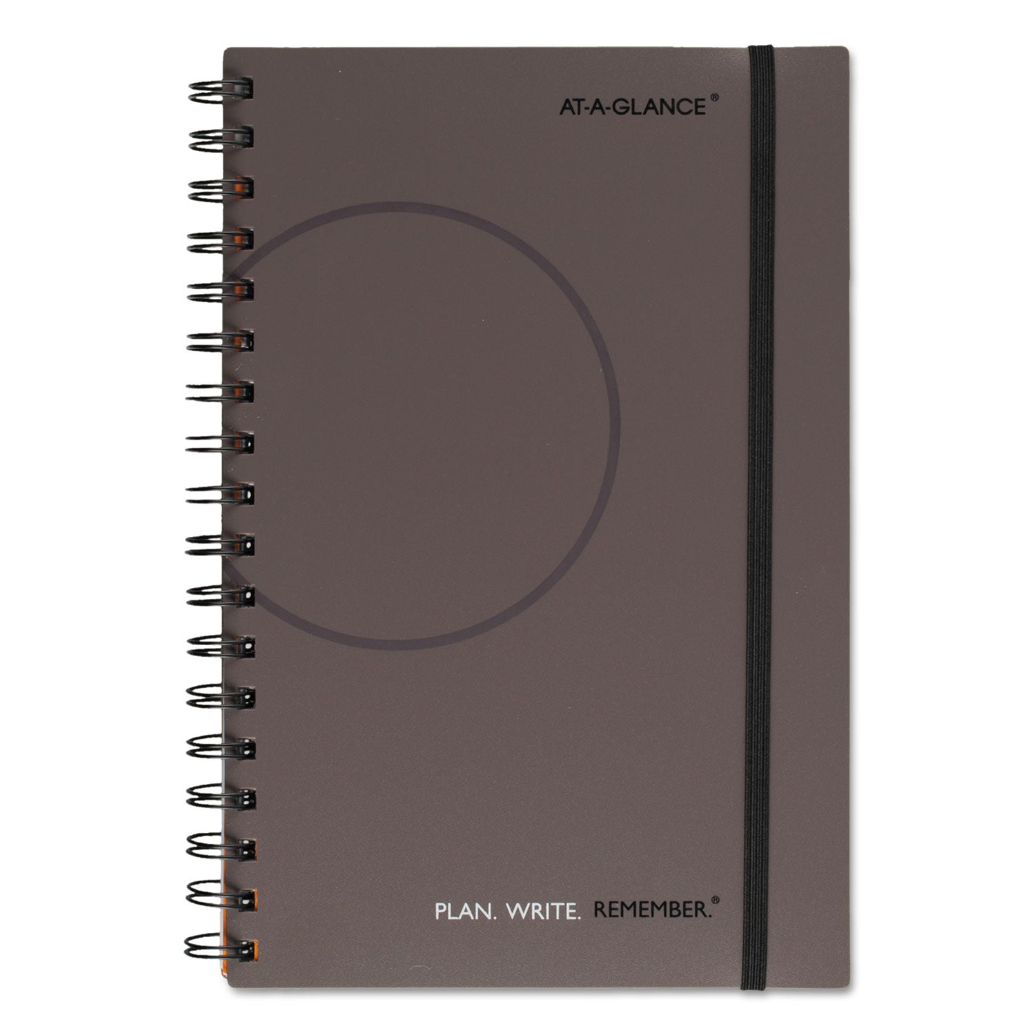 AT-A-GLANCE Plan. Write. Remember. Planning Notebook Two Days Per Page , 9 x 6, Gray Cover, Undated (80620330)