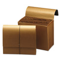 Smead Indexed Expanding Kraft Files, 12 Sections, Elastic Cord Closure, 1/12-Cut Tabs, Letter Size, Kraft (70186)