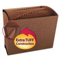 TUFF Expanding Open-Top Stadium File, 31 Sections, 1/31-Cut Tabs, Letter Size, Redrope