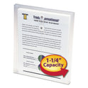 Smead Poly String and Button Interoffice Envelopes, Open-End (Vertical), 9.75 x 11.63, Clear, 5/Pack (89540)