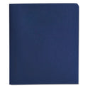 Smead 2-Pocket Folder with Tang Fastener, 0.5" Capacity, 11 x 8.5, Dark Blue, 25/Box (88054)