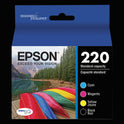 Epson T220120-BCS (220) DURABrite Ultra Ink, Black/Cyan/Magenta/Yellow