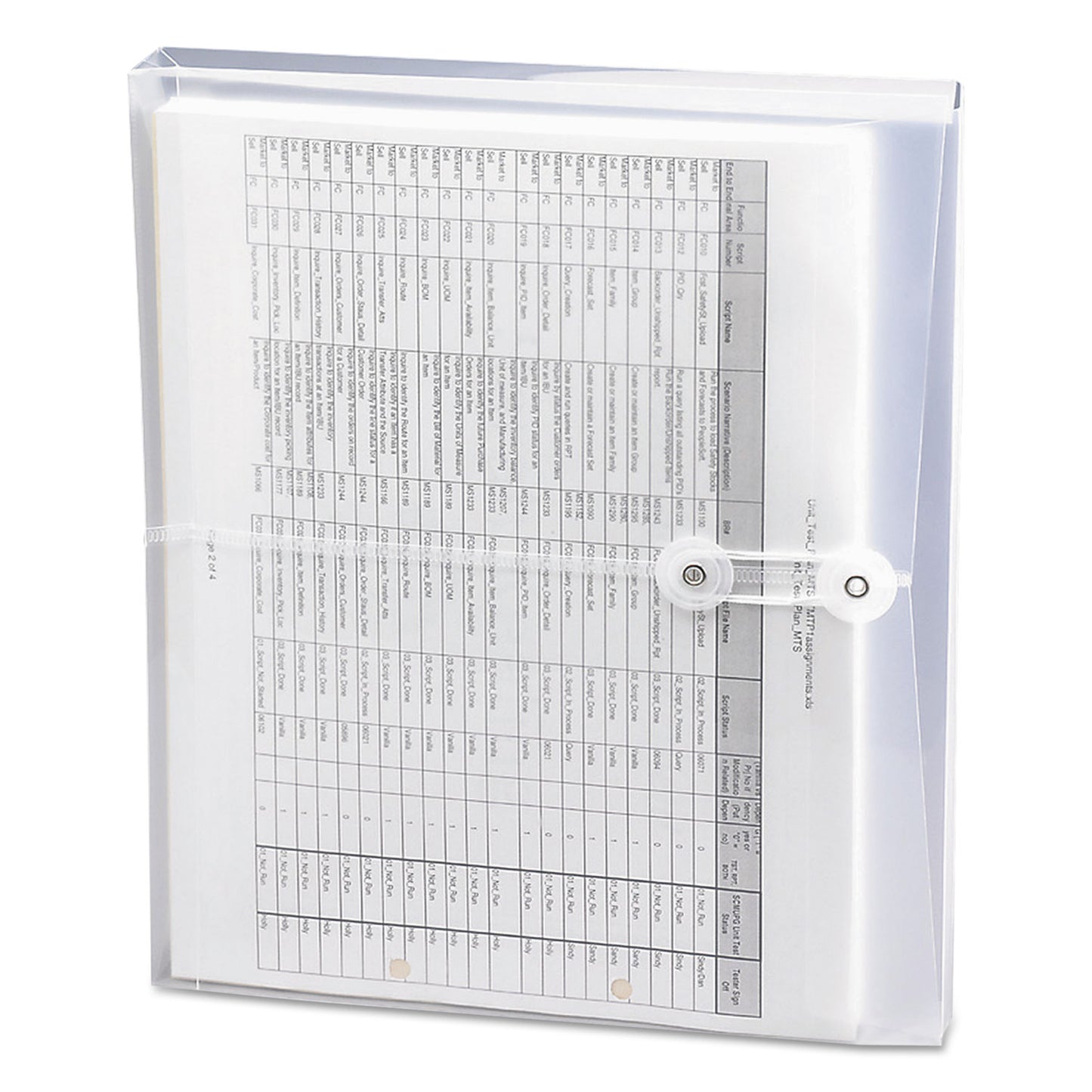 Smead Poly String and Button Interoffice Envelopes, Open-Side (Horizontal), 9.75 x 11.63, Clear, 5/Pack (89521)