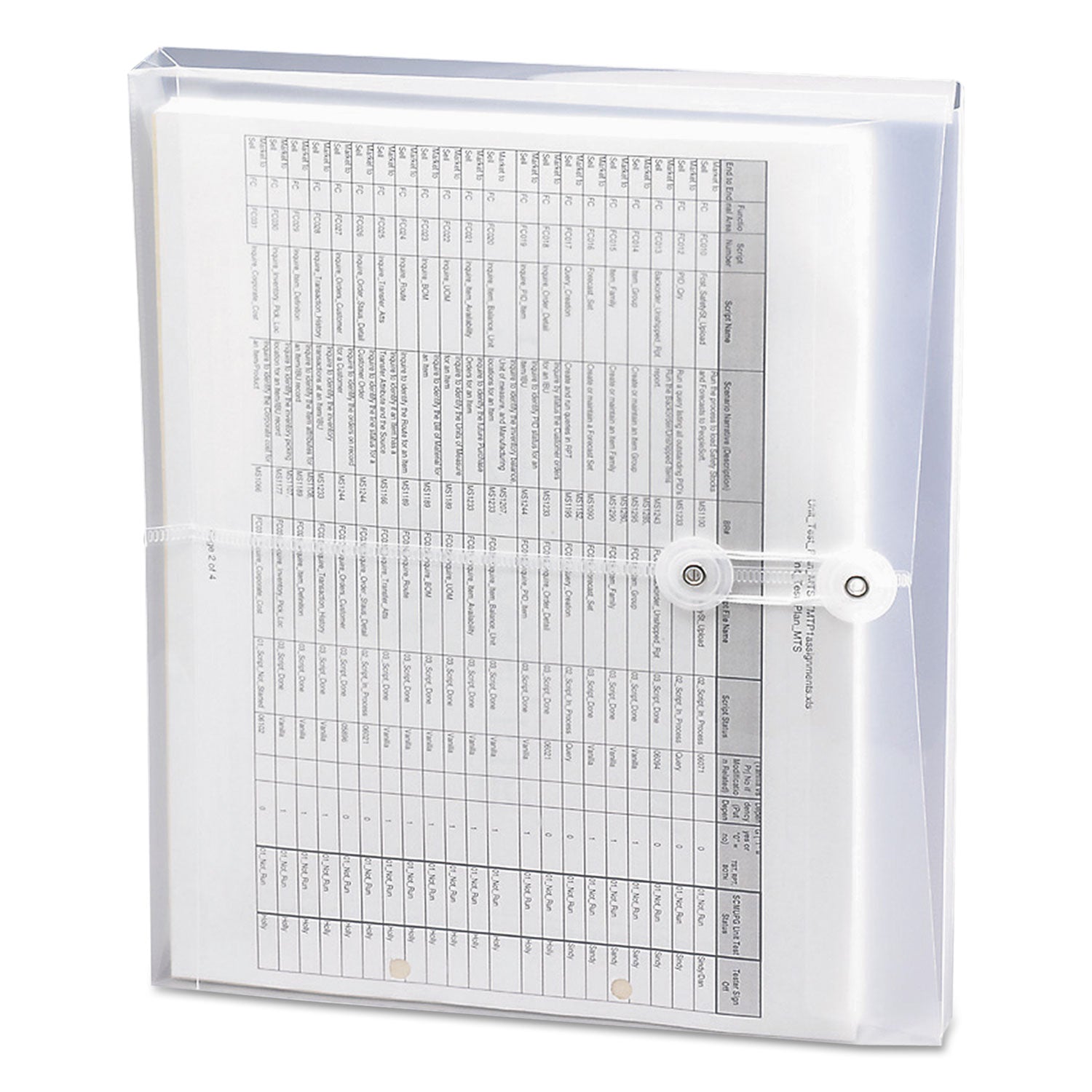 Smead Poly String and Button Interoffice Envelopes, Open-Side (Horizontal), 9.75 x 11.63, Clear, 5/Pack (89521)