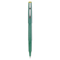 Pilot Razor Point Fine Line Porous Point Pen, Stick, Extra-Fine 0.3 mm, Green Ink, Green Barrel, Dozen (11010)