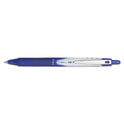 Pilot VBall RT Liquid Ink Roller Ball Pen, Retractable, Extra-Fine 0.5 mm, Blue Ink, Blue/White Barrel (26107)