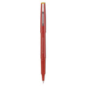 Pilot Razor Point Fine Line Porous Point Pen, Stick, Extra-Fine 0.3 mm, Red Ink, Red Barrel, Dozen (11007)
