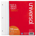 Universal Filler Paper, 3-Hole, 8.5 x 11, Medium/College Rule, 100/Pack (20911)