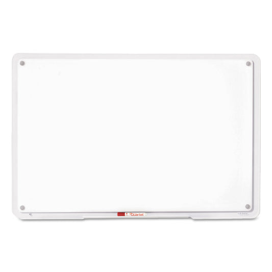 Quartet iQ Total Erase Translucent-Edge Board, 11 x 7, White Surface, Clear Plastic Frame (TM1107)