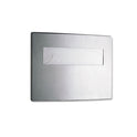 Bobrick Stanless Steel Toilet Seat Cover Dispenser, ConturaSeries, 15.75 x 2.25 x 11.25, Satin Finish (4221)