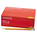 Universal #2 Woodcase Pencil Value Pack, HB (#2), Black Lead, Yellow Barrel, 144/Box (55144)