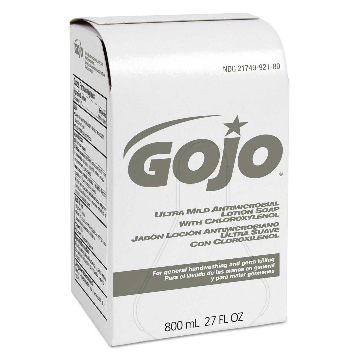 GOJO Ultra Mild Lotion Soap with Chloroxylenol Refill, Coconut Scent, 800 mL (921212EA)