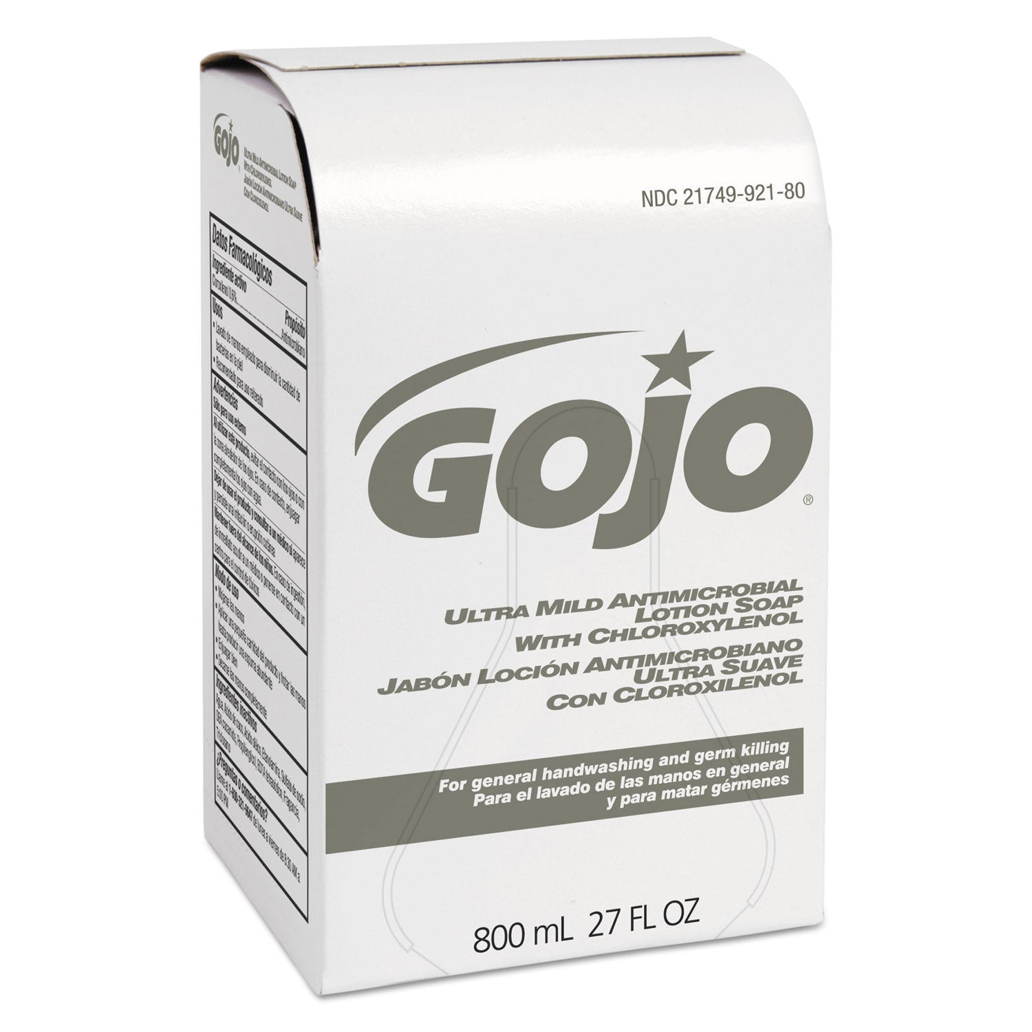 GOJO Ultra Mild Lotion Soap with Chloroxylenol Refill, Coconut Scent, 800 mL (921212EA)