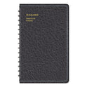 AT-A-GLANCE Telephone/Address Book, 4.78 x 8, Black Simulated Leather, 100 Sheets (8001105)