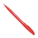 Pentel Arts Sign Pen Fine Point Color Marker, Extra-Fine Bullet Tip, Red, Dozen (S520B)
