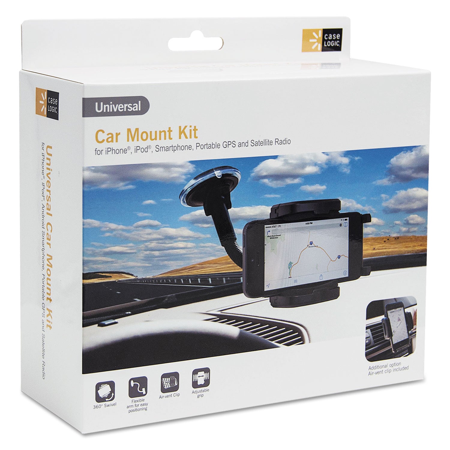 Case Logic Car Mount, Black (CLCMBLK)