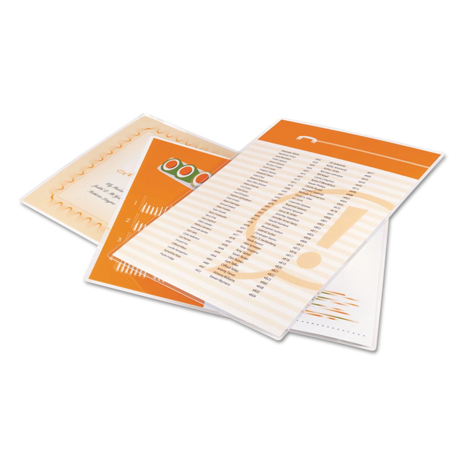 GBC UltraClear Thermal Laminating Pouches, 3 mil, 9" x 11.5", Gloss Clear, 100/Pack (3745022)