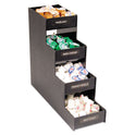 Vertiflex Narrow Condiment Organizer, 8 Compartments, 6 x 19 x 15.88, Black (VFC1916RC)