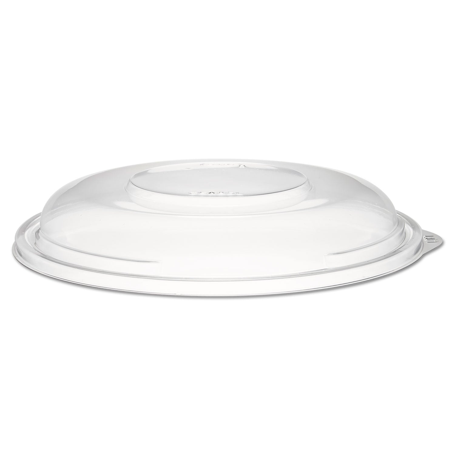 Dart PresentaBowls Clear Dome Lids, 7.3 Diameter x 1.1 h, Clear, Plastic, 63 Lids/Bag, 4 Bags/Carton (C64BDL)