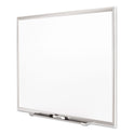 Quartet Classic Series Porcelain Magnetic Dry Erase Board, 36 x 24, White Surface, Silver Aluminum Frame (2543)