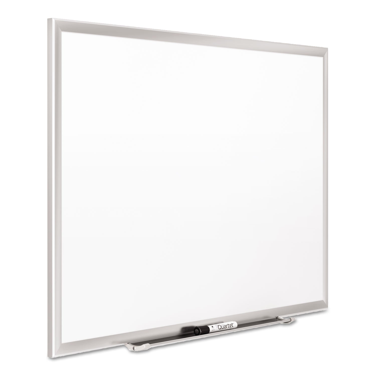 Quartet Classic Series Porcelain Magnetic Dry Erase Board, 36 x 24, White Surface, Silver Aluminum Frame (2543)