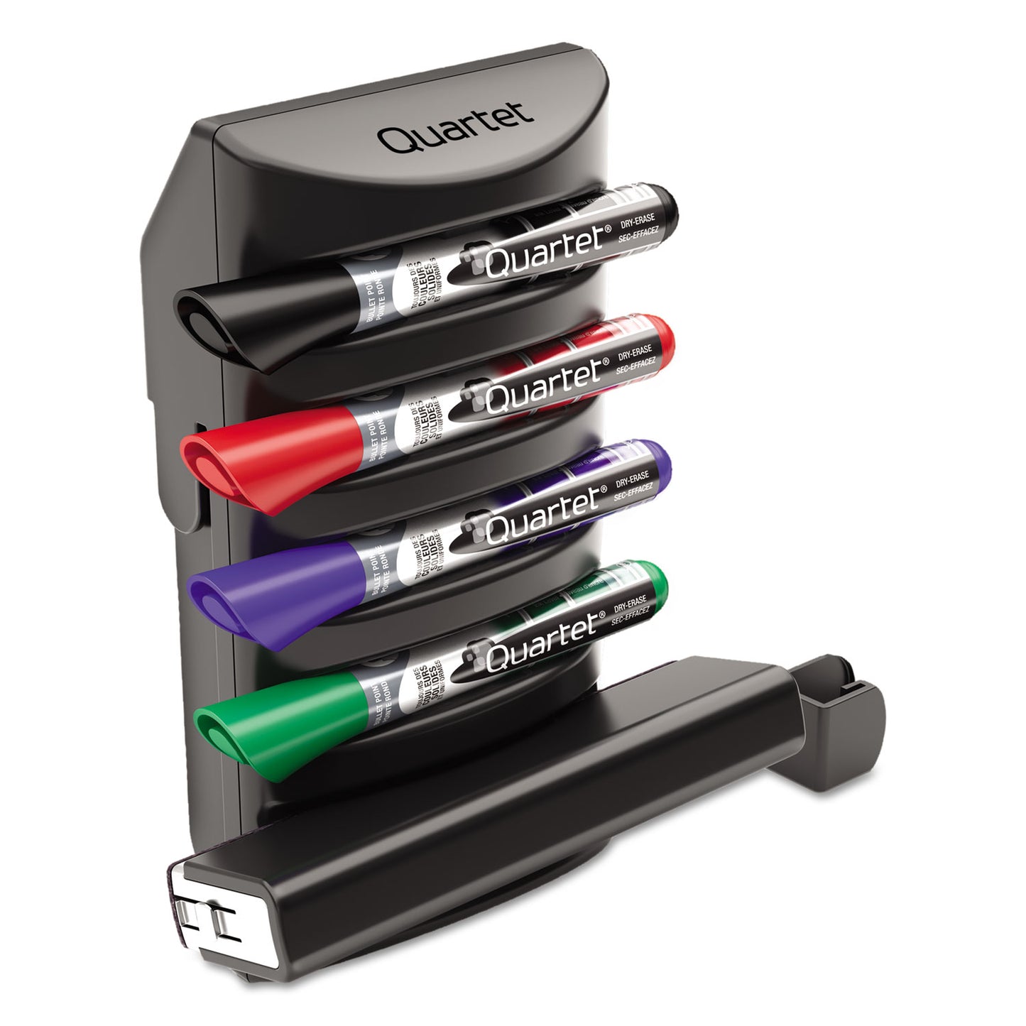 Quartet Prestige 2 Connects Marker Caddy, Broad Chisel Tip, Assorted Colors, 4/Pack (85377)