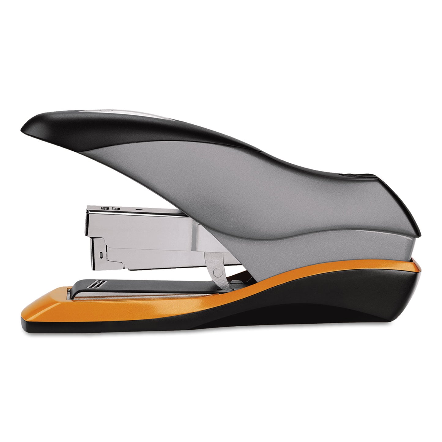 Swingline Optima 70 Desktop Stapler, 70-Sheet Capacity, Silver/Black/Orange (87875)