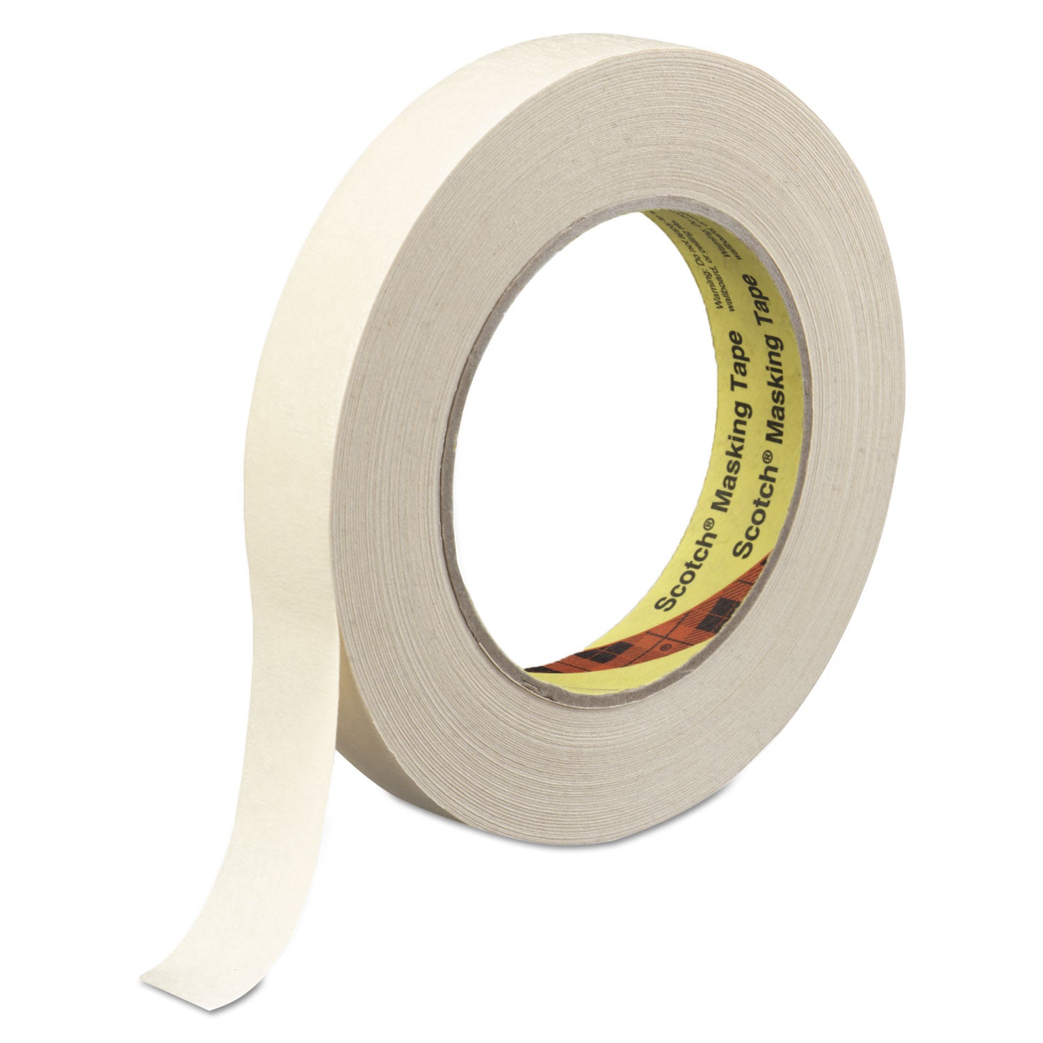 Scotch High-Performance Masking Tape 232, 3" Core, 48 mm x 55 m, Tan (2322)