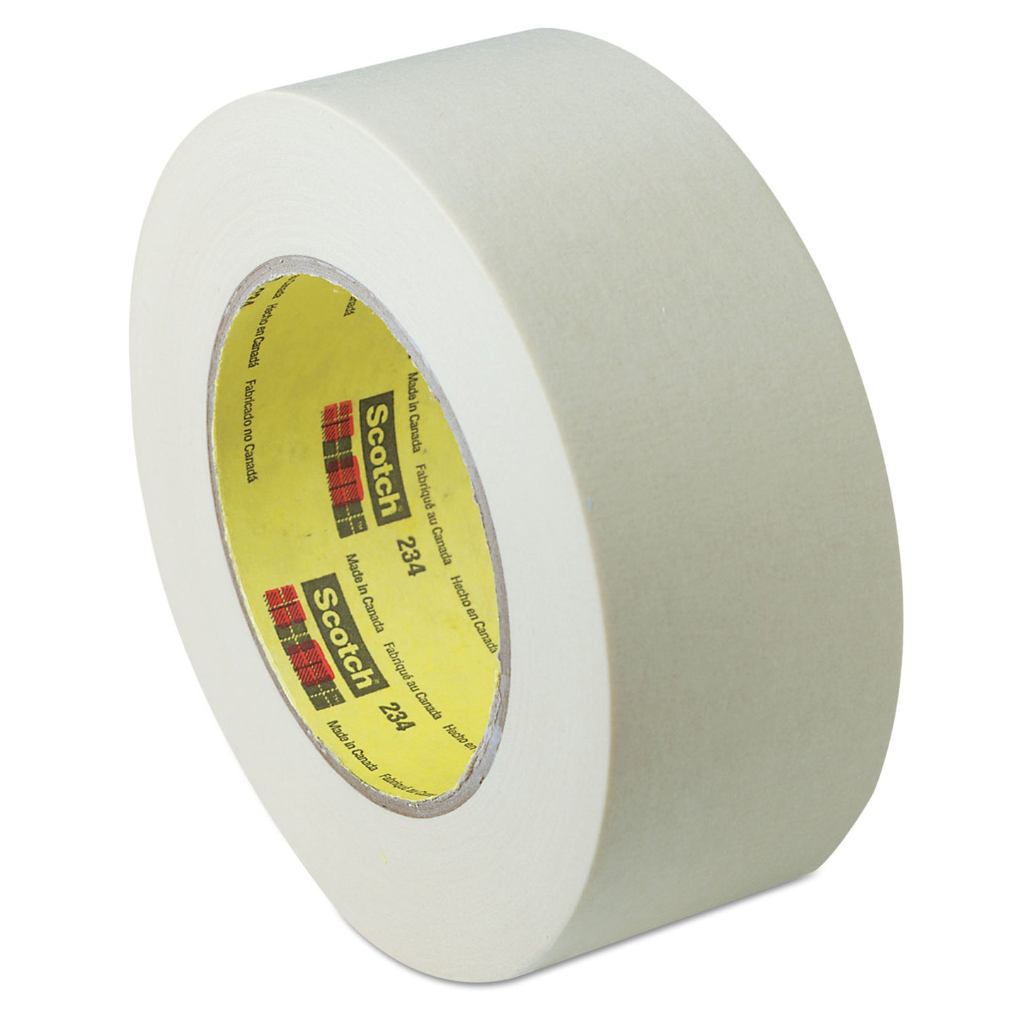 Scotch General Purpose Masking Tape 234, 3" Core, 48 mm x 55 m, Tan (2342)