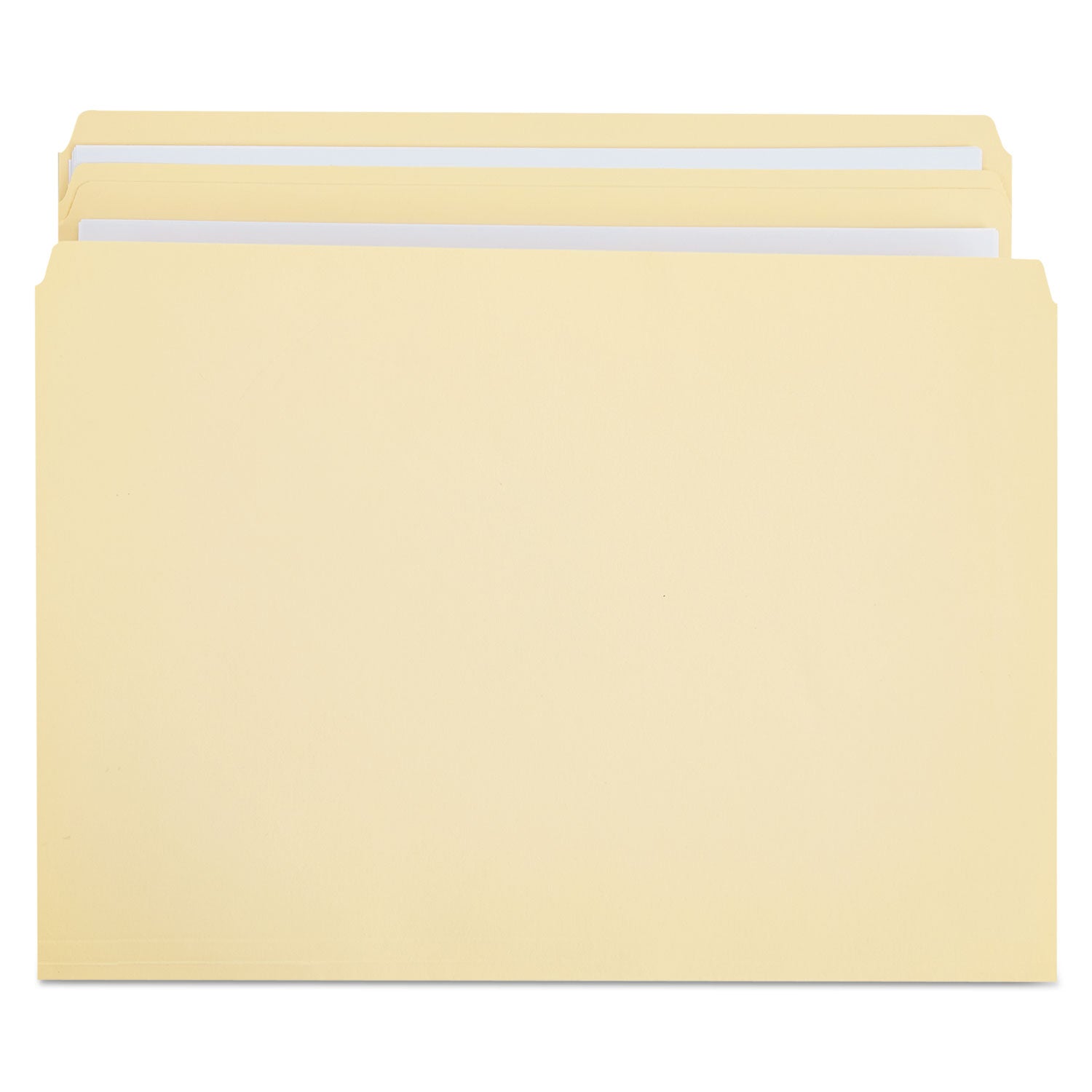 Universal Double-Ply Top Tab Manila File Folders, Straight Tabs, Legal Size, 0.75" Expansion, Manila, 100/Box (16120)