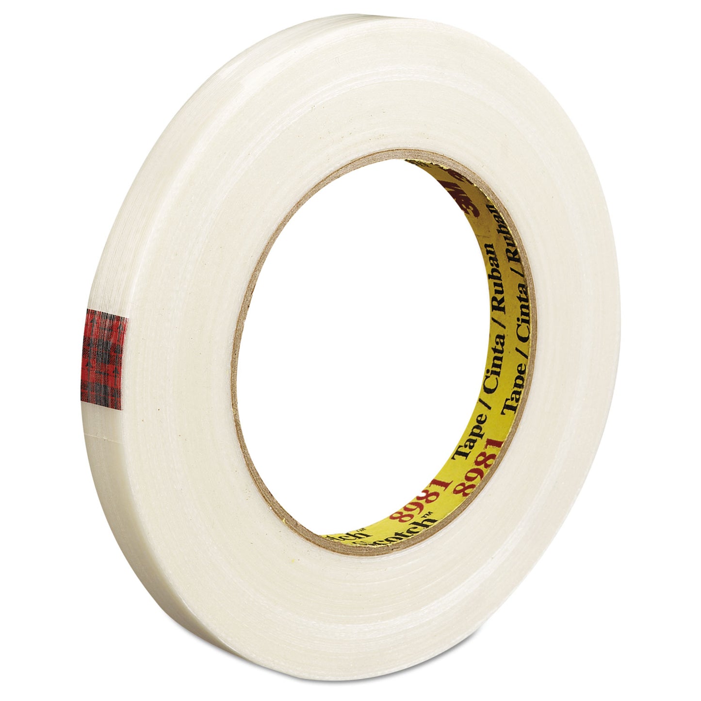 Scotch Filament Tape 898, 3" Core, 24 mm x 55 m, Clear (89811)