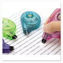 Tombow MONO Original Correction Tape, Assortedt RetroColor Applicators, 0.17" x 394", 6/Box (68670)