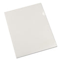 Universal Project Folders, Letter Size, Clear, 25/Pack (81525)