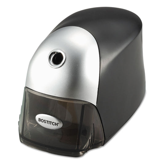 Bostitch QuietSharp Executive Electric Pencil Sharpener, AC-Powered, 4 x 7.5 x 5, Black/Graphite (EPS8HDBLK)