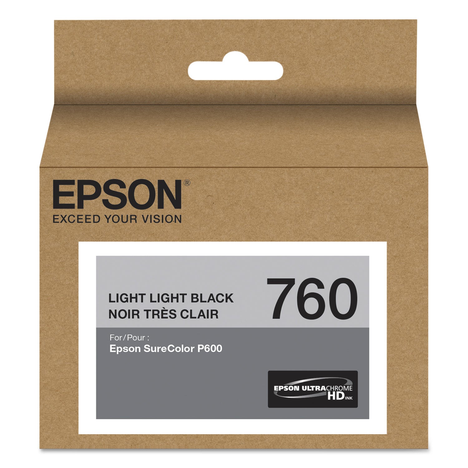 Epson T760920 (760) UltraChrome HD Ink, Light Light Black