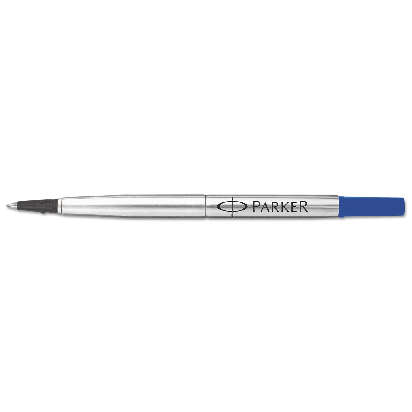 Refill for Parker Roller Ball Pens, Medium Conical Tip, Blue Ink (1950324)