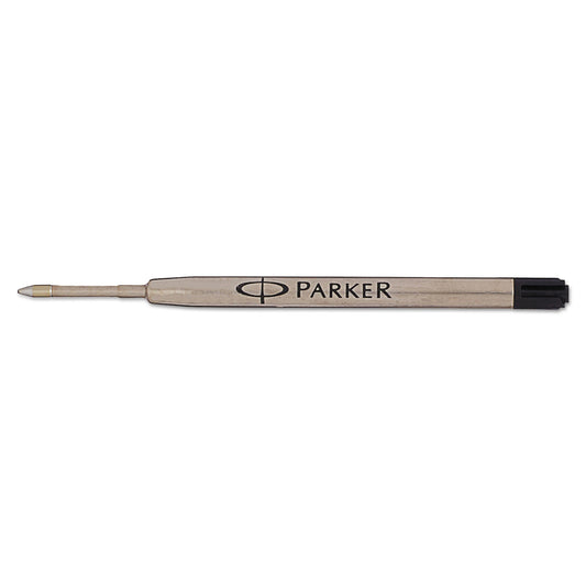 Refill for Parker Ballpoint Pens, Medium Conical Tip, Black Ink (1950369)