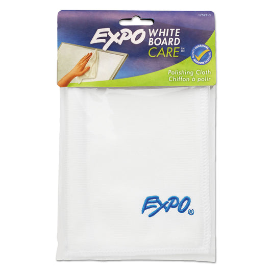 EXPO Microfiber Cleaning Cloth, 1-Ply, 12 x 12, Unscented, White (1752313)