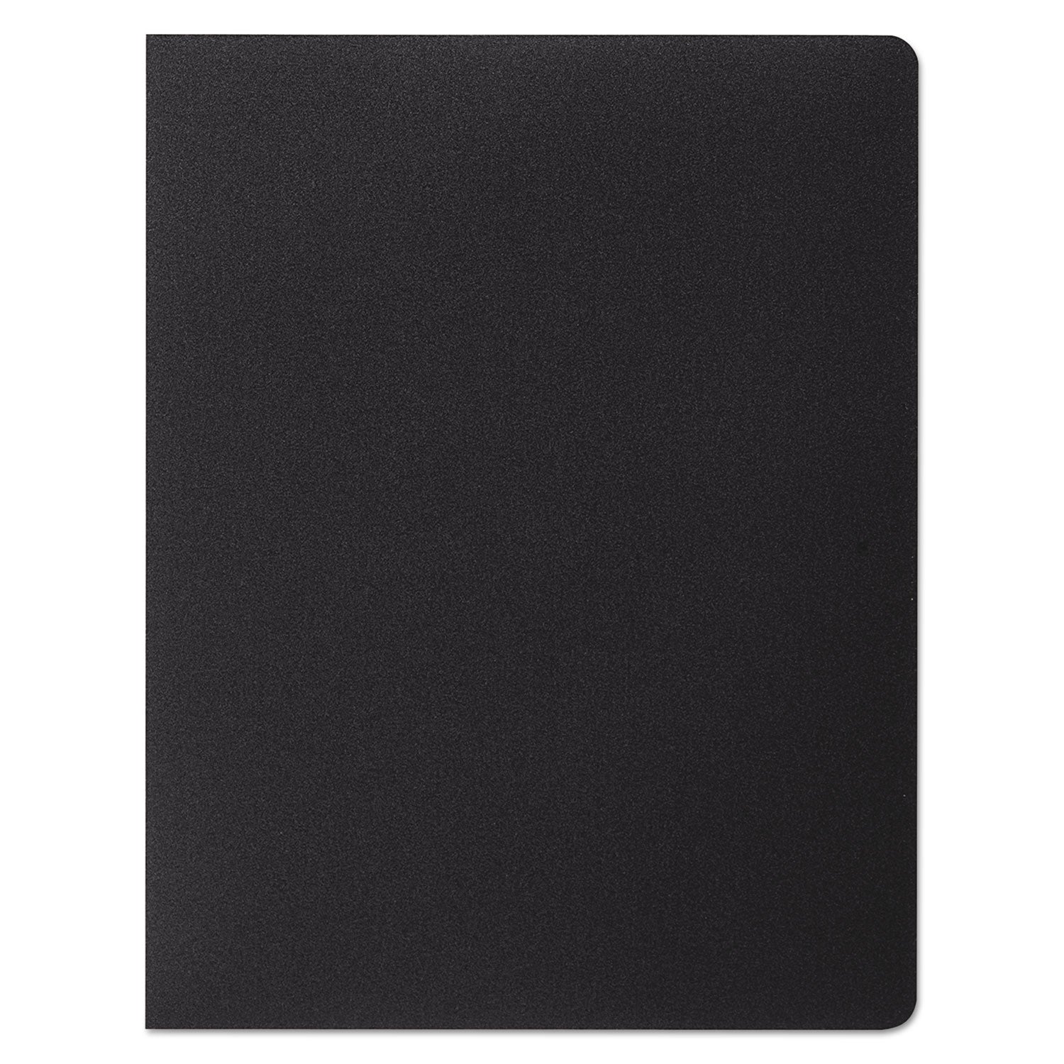 GBC Opaque Plastic Presentation Covers for Binding Systems, Black, 11.25 x 8.75, Unpunched, 25/Pack (25703)