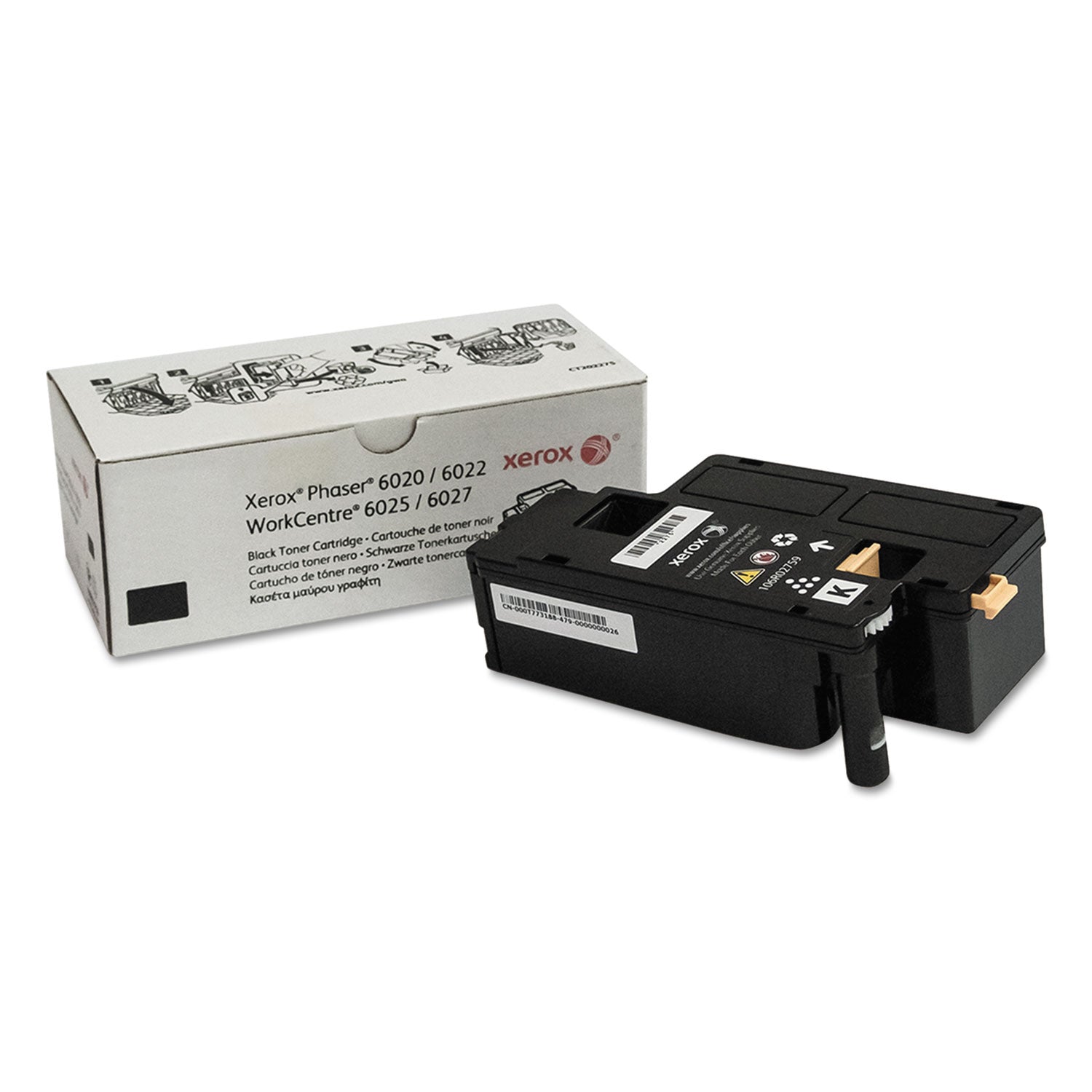 Xerox 106R02759 Toner, 2,000 Page-Yield, Black