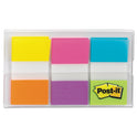 Post-it Page Flags in Portable Dispenser, Assorted Brights, 60 Flags/Pack (680EGALT)