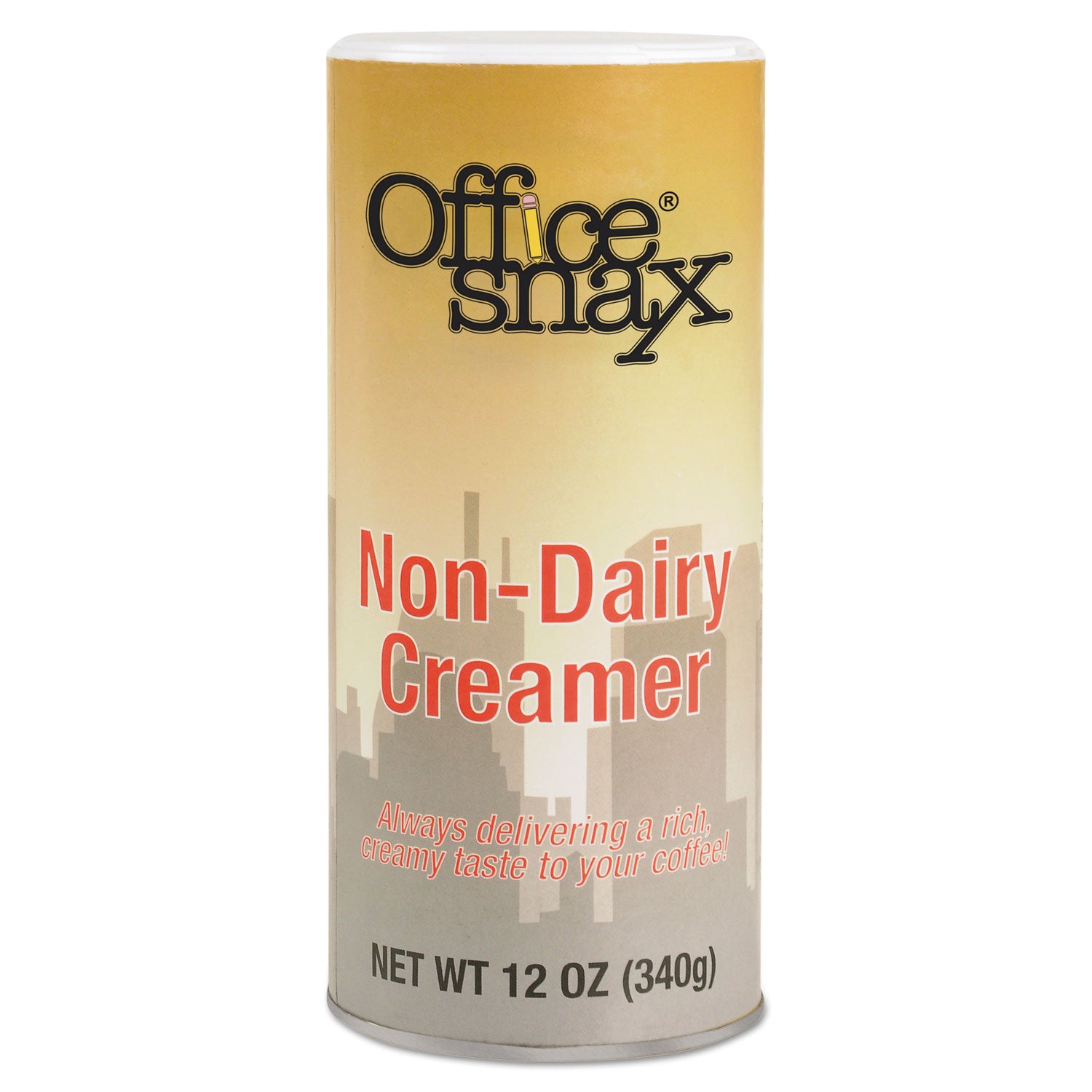 Office Snax Reclosable Canister of Powder Non-Dairy Creamer, 12oz (00020)