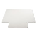 Deflecto DuraMat Moderate Use Chair Mat, Low Pile Carpet, Flat, 36 x 48, Lipped, Clear (CM13113)